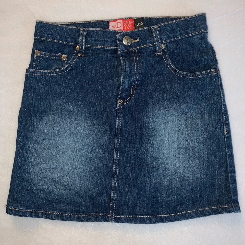 Super Cute Jean Skirt from Laugh Out Loud  10-12